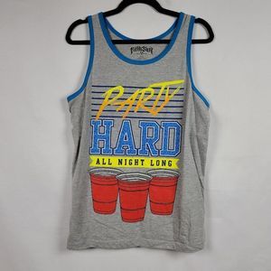 Fifth Sun tippy cup red solo cup drink game party hard women's tank top
